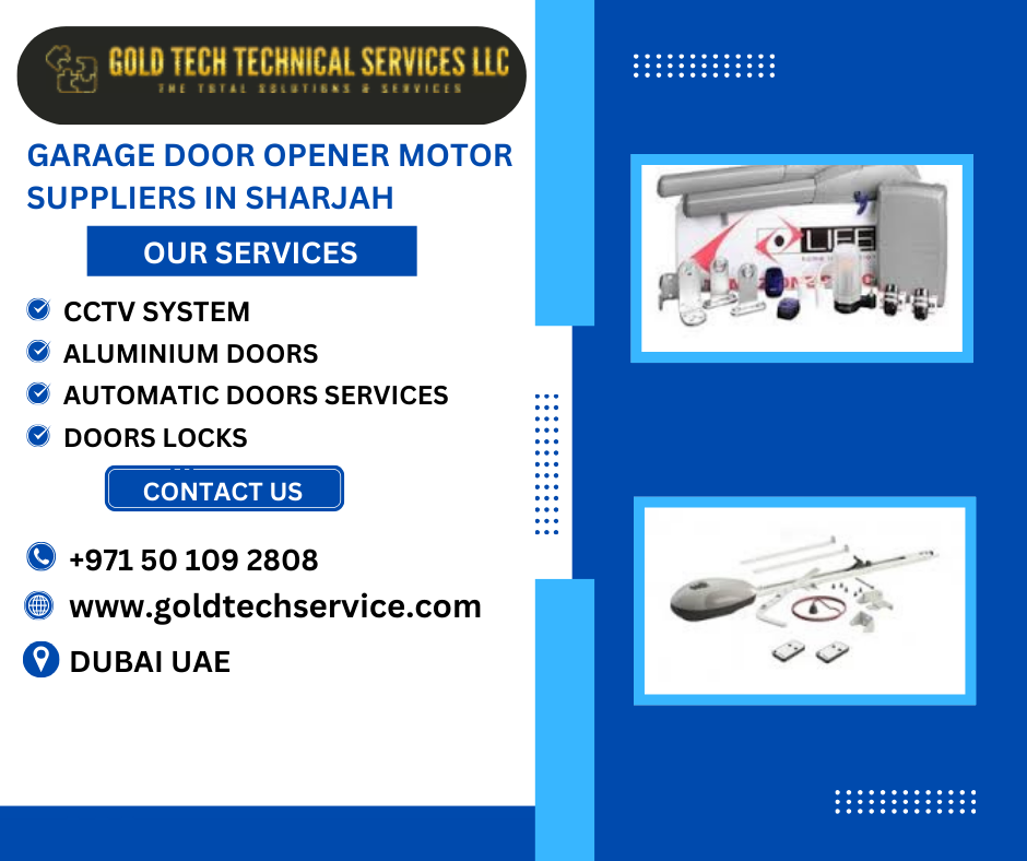 Garage door opener motor suppliers in Sharjah