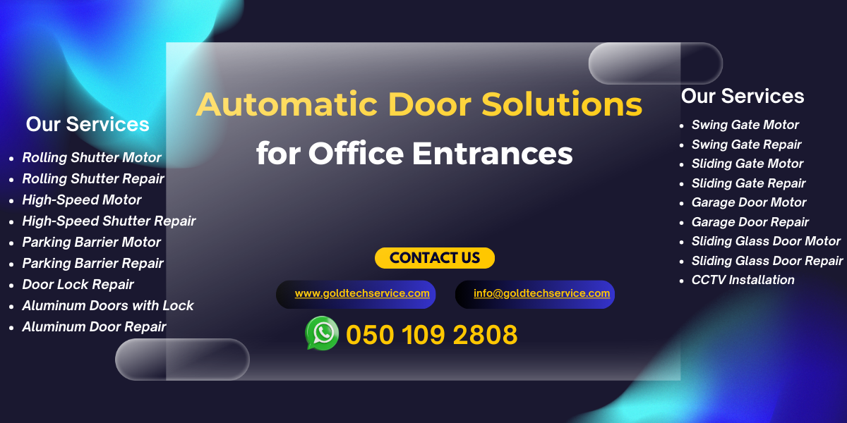 Automatic door Solution for Office Entrance