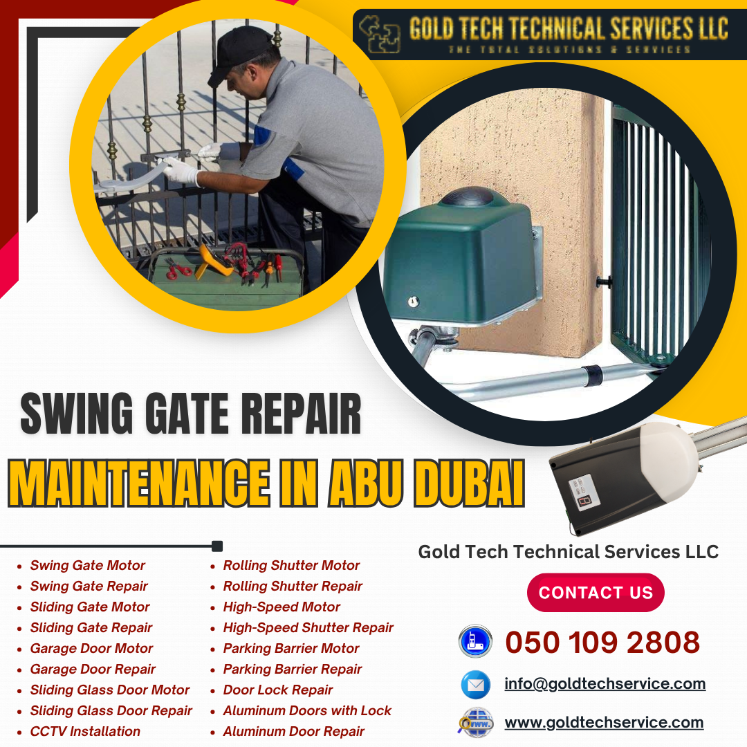 Swing Gate Repair/Maintenance in Abu Dhabi