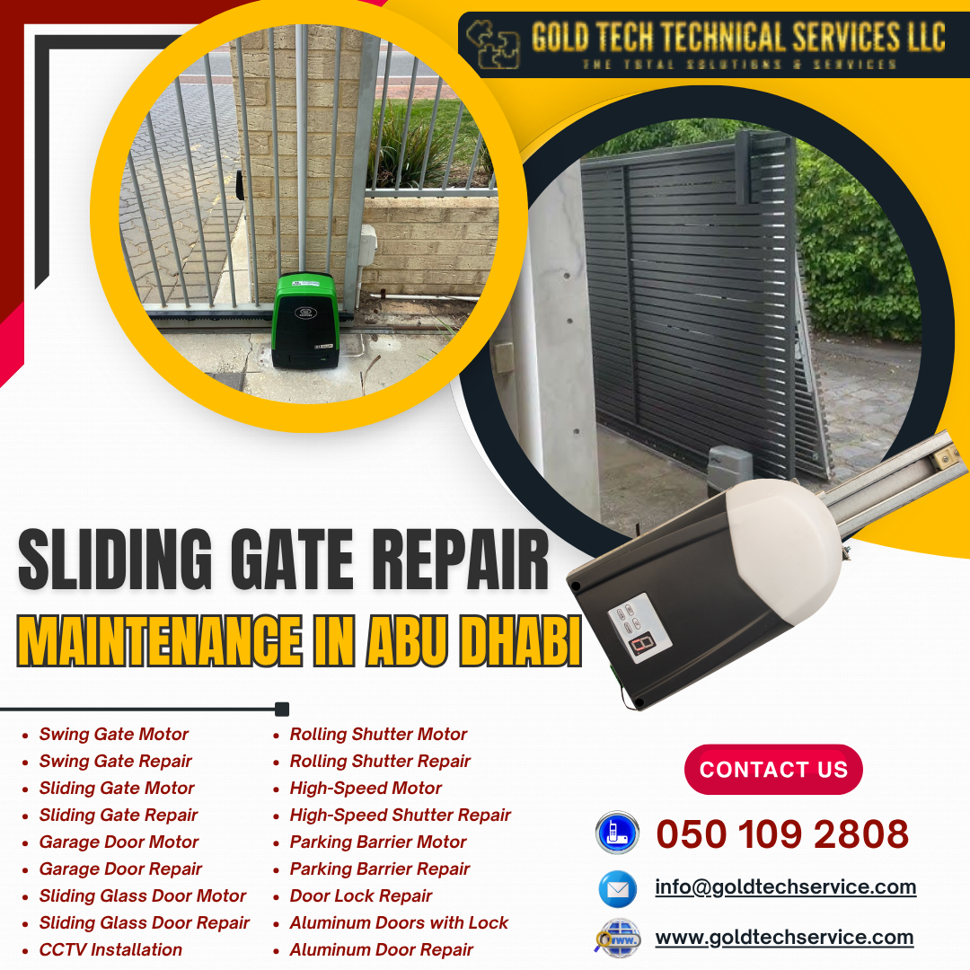 Sliding Gate Repair Maintenance in Abu Dhabi