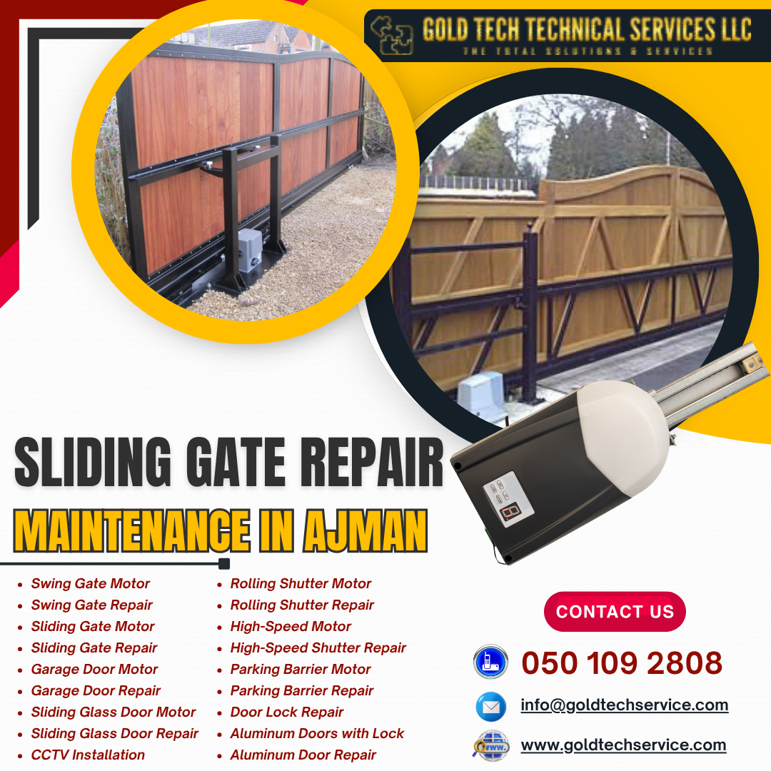 Sliding Gate Repair/Maintenance in Ajman