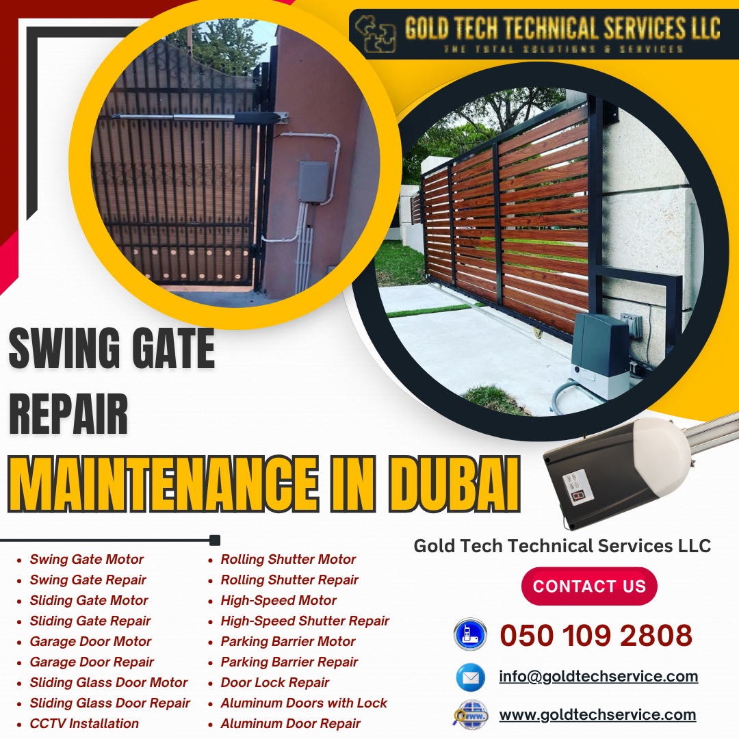 Swing Gate Repair/ Maintenance in Dubai