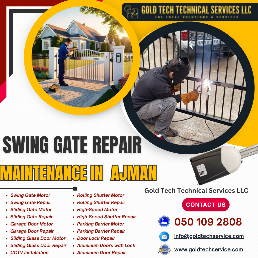 Swing Gate Repair/Maintenance in Ajman