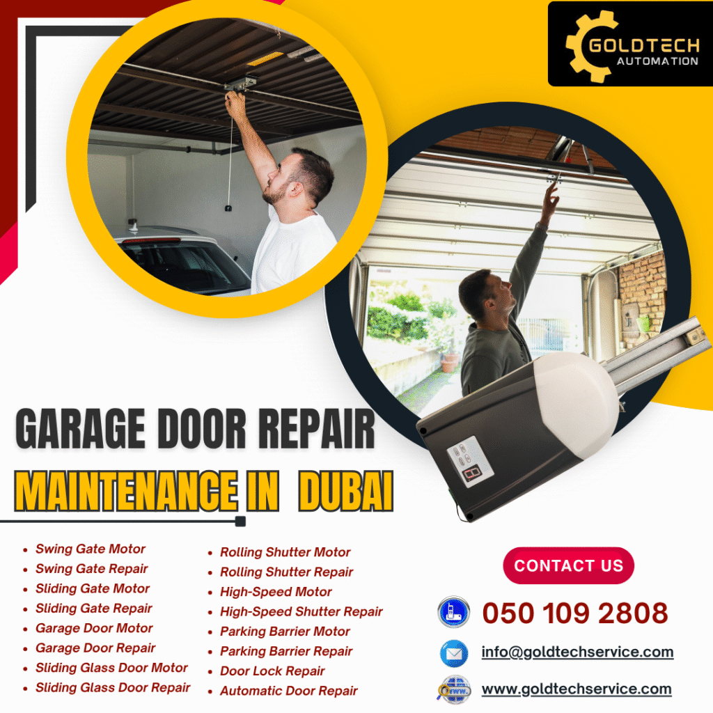 Garage Door Repair Maintenance in Dubai